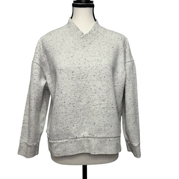 Madewell Tops - Madewell Women’s Heathered Gray Speckled Sweatshirt - Size M